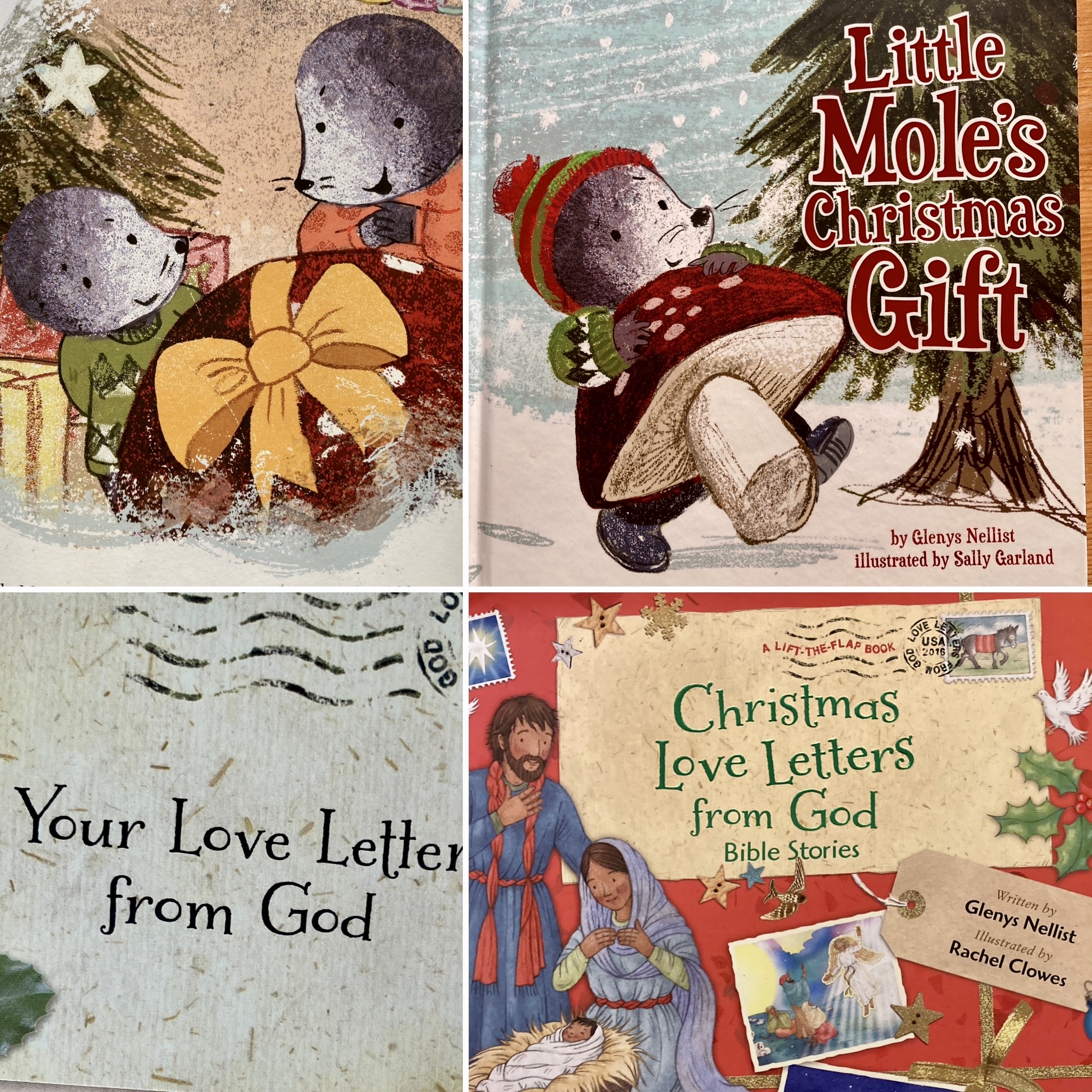 front covers Little Mole and Love Letters